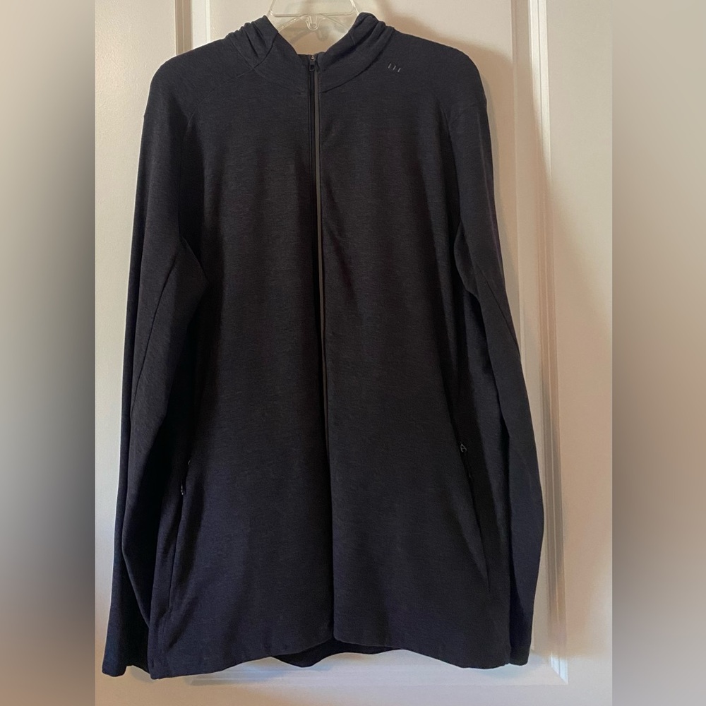 LULULEMON Men’s Surge Full Zip Jacket Heathered Gray XL